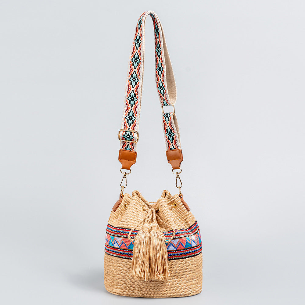 Women's Holiday Straw Beach High-grade Exquisite Seaside Shoulder Bags