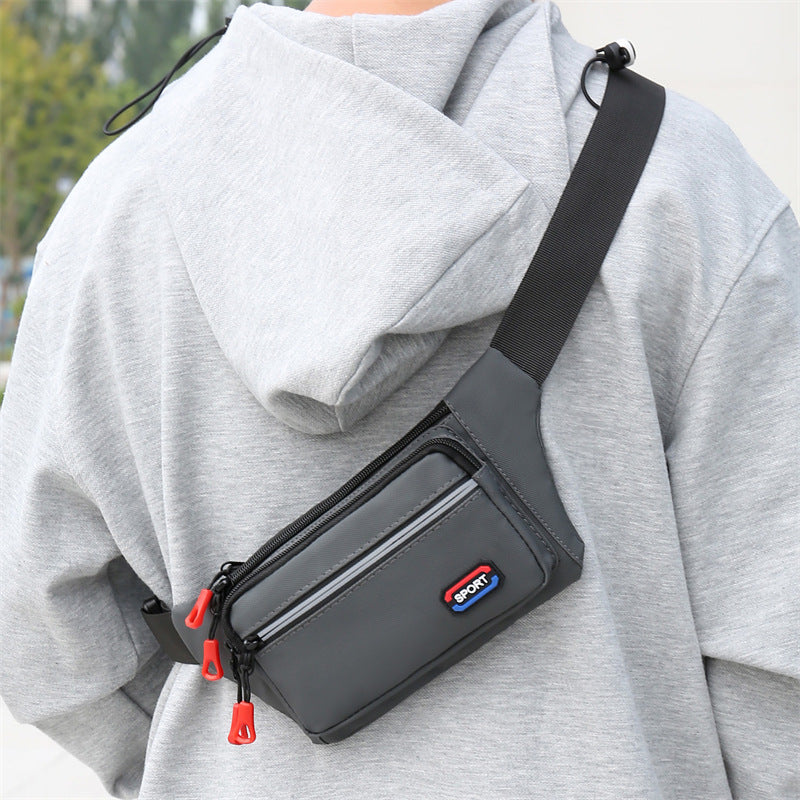 Women's & Men's & Multifunctional Simple Fashion Reflective Stripe Men's Waist Packs