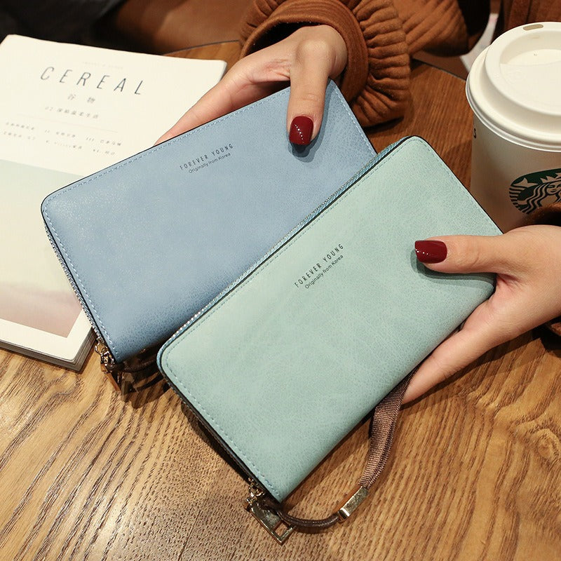 Women's Long Multifunctional Mobile Female Zipper Ladies Wallet