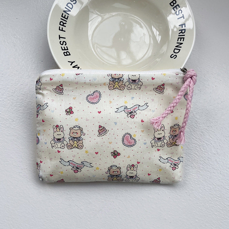 Korean Style Fresh Portable Mini Buggy Cosmetics Cosmetic Bags