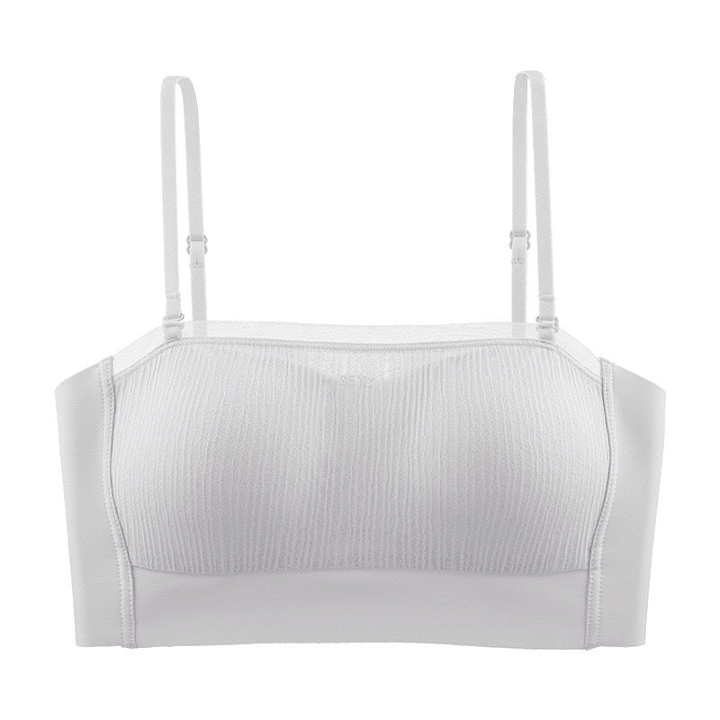 Women's Chest Push-up Thin Seamless Spaghetti Strap Straps Lingerie Sets