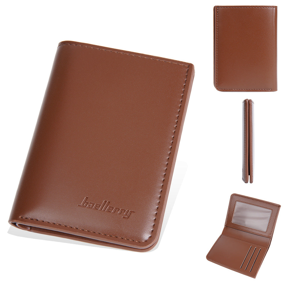Women's & Men's Neutral Short Dopamine Color Mini Slot Ladies Wallet