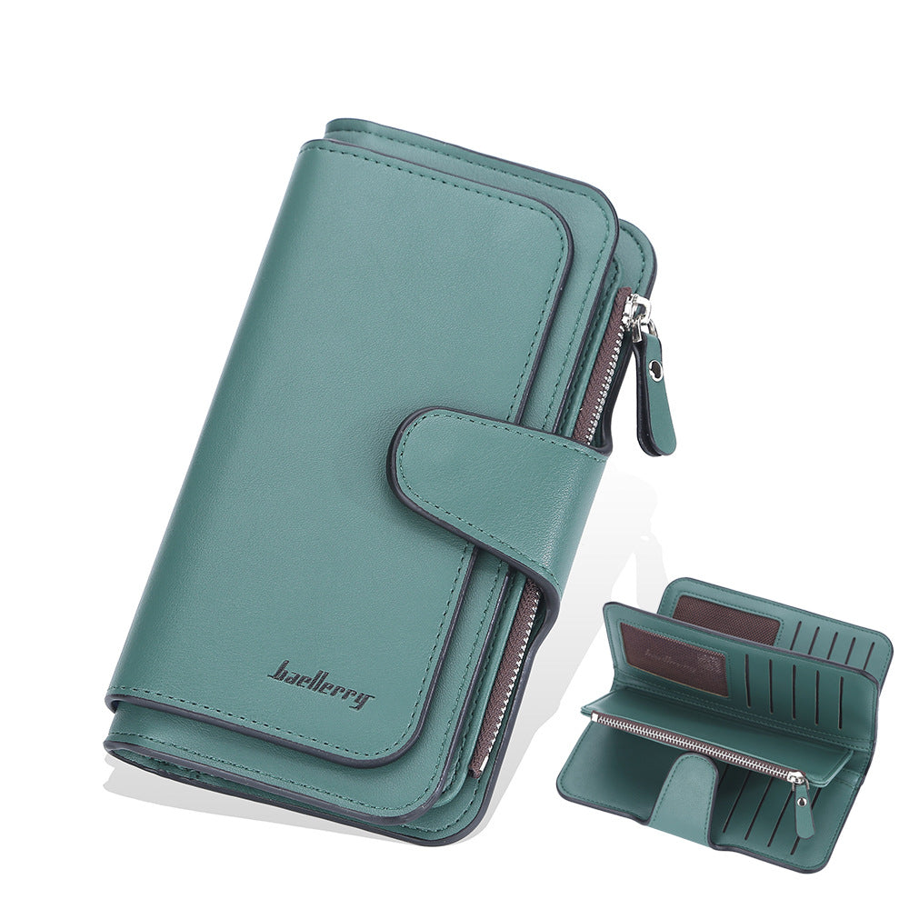 Women's Korean Style Multiple Slots Zipper Fashion Ladies Wallet