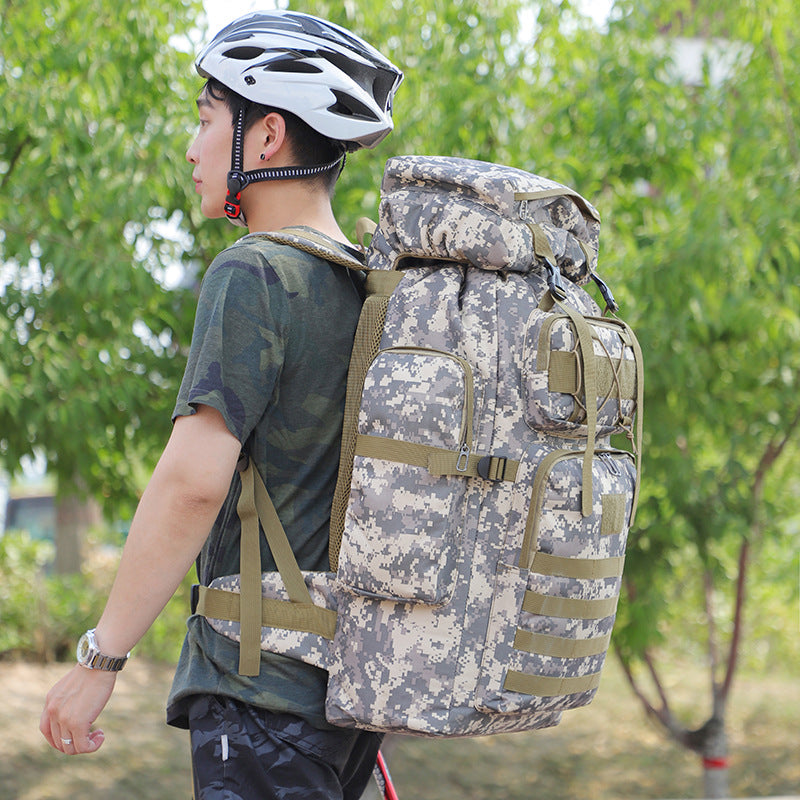 Women's & Men's & Large Capacity Camouflage Hiking Tactics Backpacks