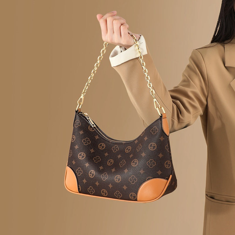 Elegant Women's High-grade Versatile Dumpling Underarm Women's Messenger Bag