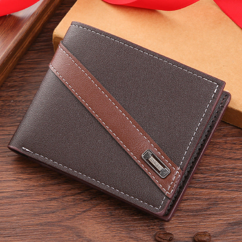 Men's Man's Multiple Slots Fashion Horizontal Trendy Card Holder