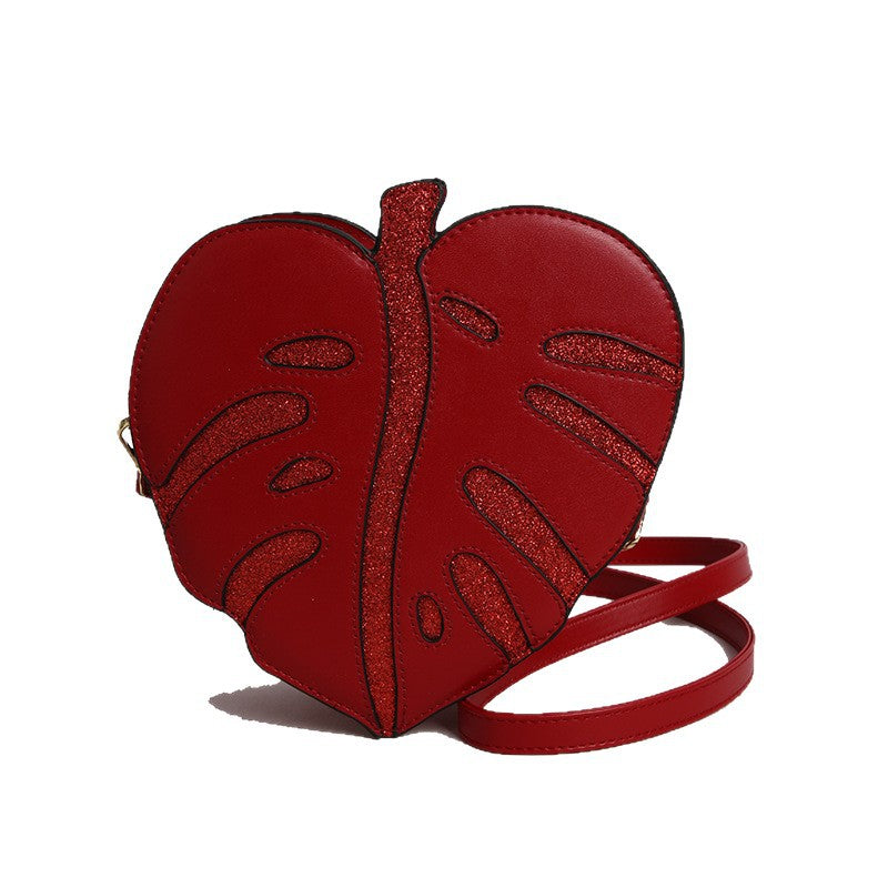 Women's Cute Maple Leaf High Texture Light Luxury Women's Shoulder Bag