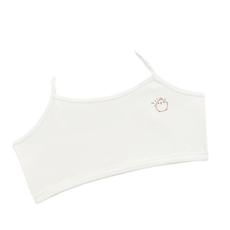 Cotton Development Period Vest Female Underwear Bras