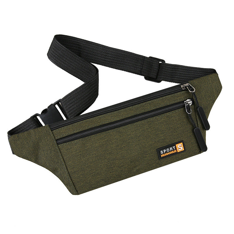 Women's & Men's & Running Household Slanted Mobile Printing Men's Waist Packs
