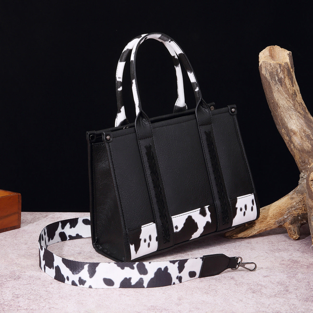 Women's Vintage Cotton Linen Printed Western One Crossbody Bags