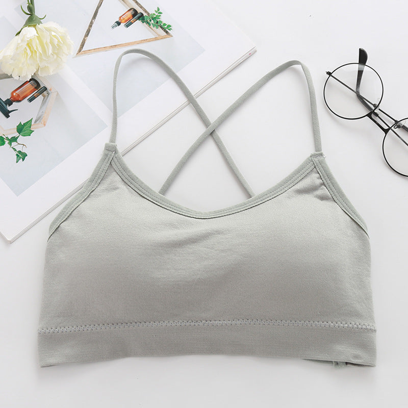 Style Backless Strap Cross Back Vest Tanks Camis
