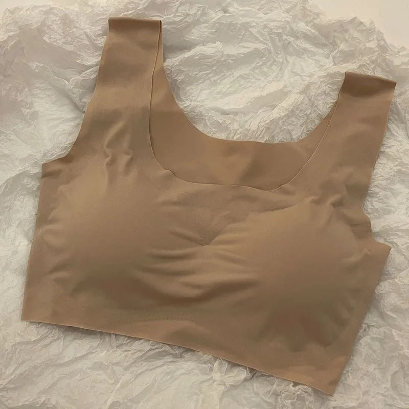 Women's Development Middle School Tube Top Shockproof Bras