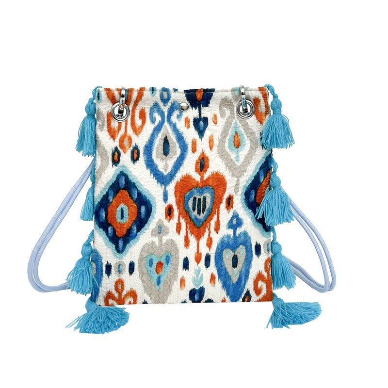 Aides Pattern Mobile Element Personality Art Ethnic Women's Messenger Bag