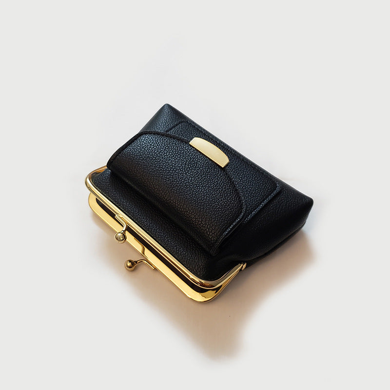 Women's Lychee Pattern Fashion For Short Cute Trendy Coin Purses