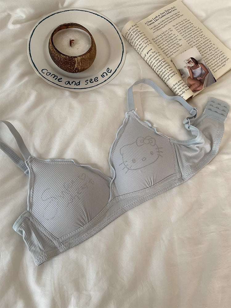Underwear Female Comfortable Breathable Push Up Breast Holding Lingerie Sets