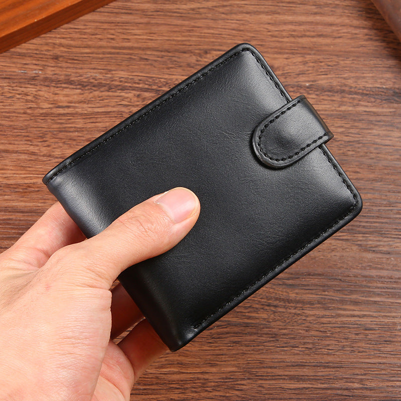 Men's Large Capacity Multiple Slots With Zipper Men's Wallets