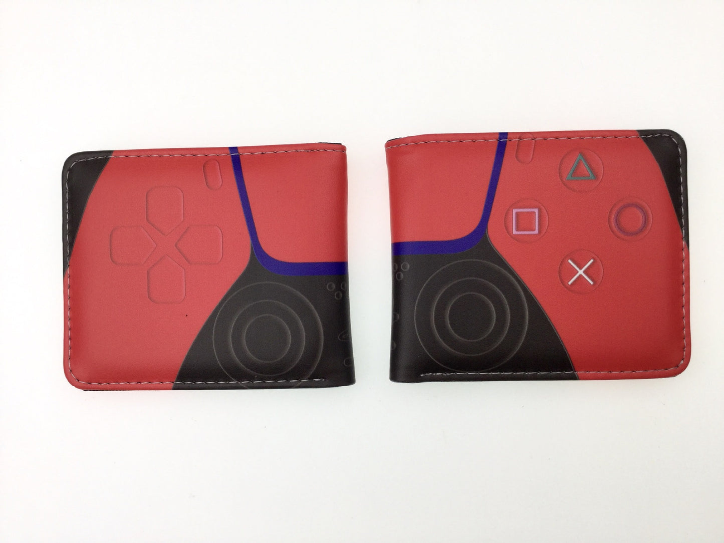 Men's Unique Cool Short Gray Bifold Coin Purses