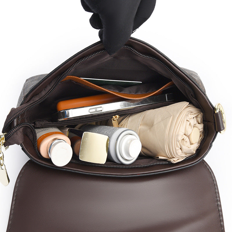 Women's Soft Leather Female Mother Portable Fashion Retro Bags