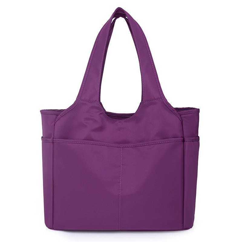 Women's Springtide Oxford Cloth Large Capacity Nylon Handbags
