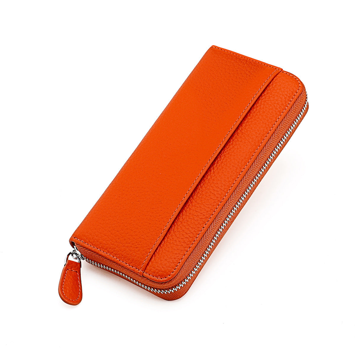 Women's Swiping Leather Long Style Expanding Clutch Ladies Wallet