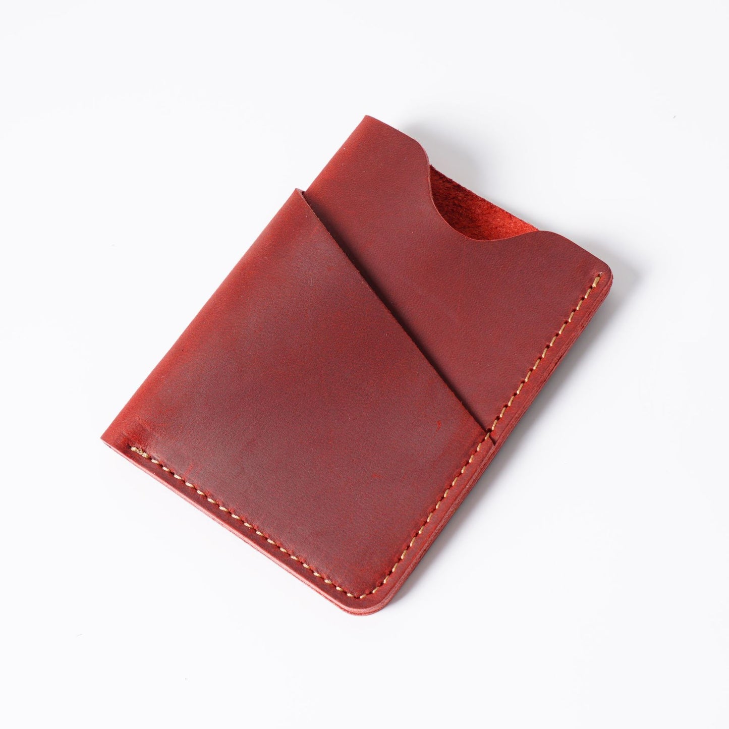 Men's Retro Crazy Horse Leather Cowhide Card Holder