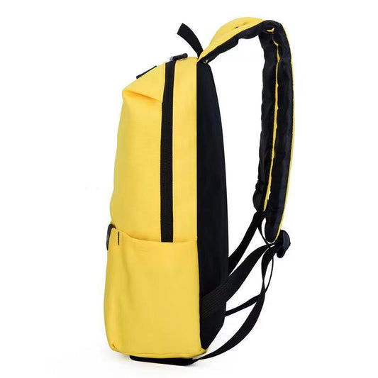 Colorful Trendy Cool Niche For Going Out Solid Color Backpacks