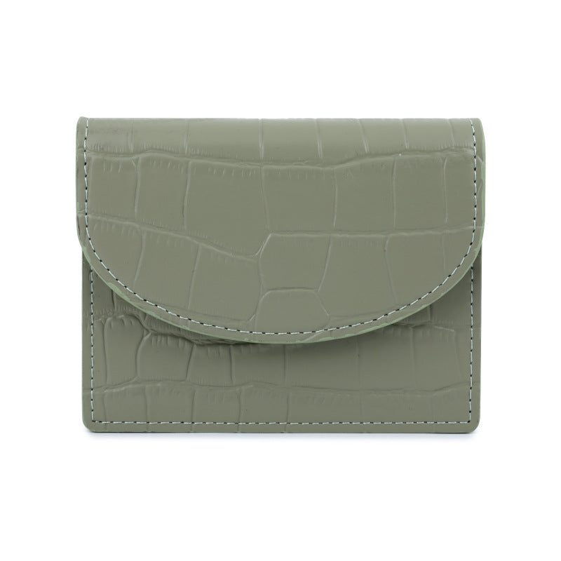 Unique Women's Crocodile Pattern Design Business Card Holder