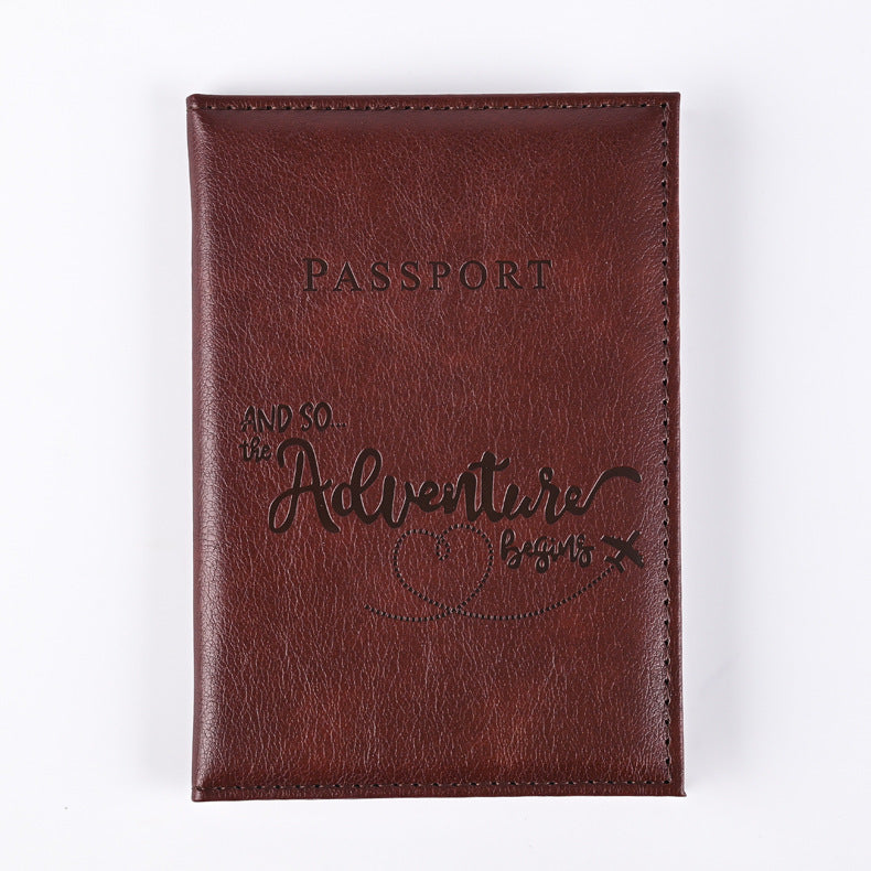 Grain Color Changing Passport Cover Ticket Card Holder