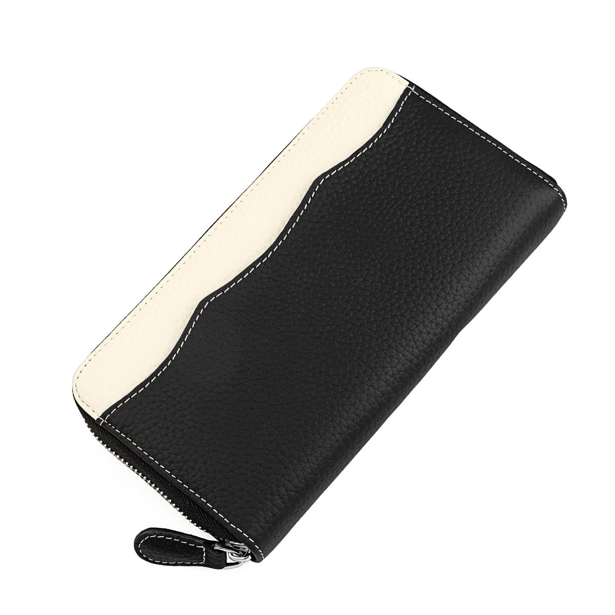 Women's Swiping Leather Long Style Expanding Clutch Ladies Wallet