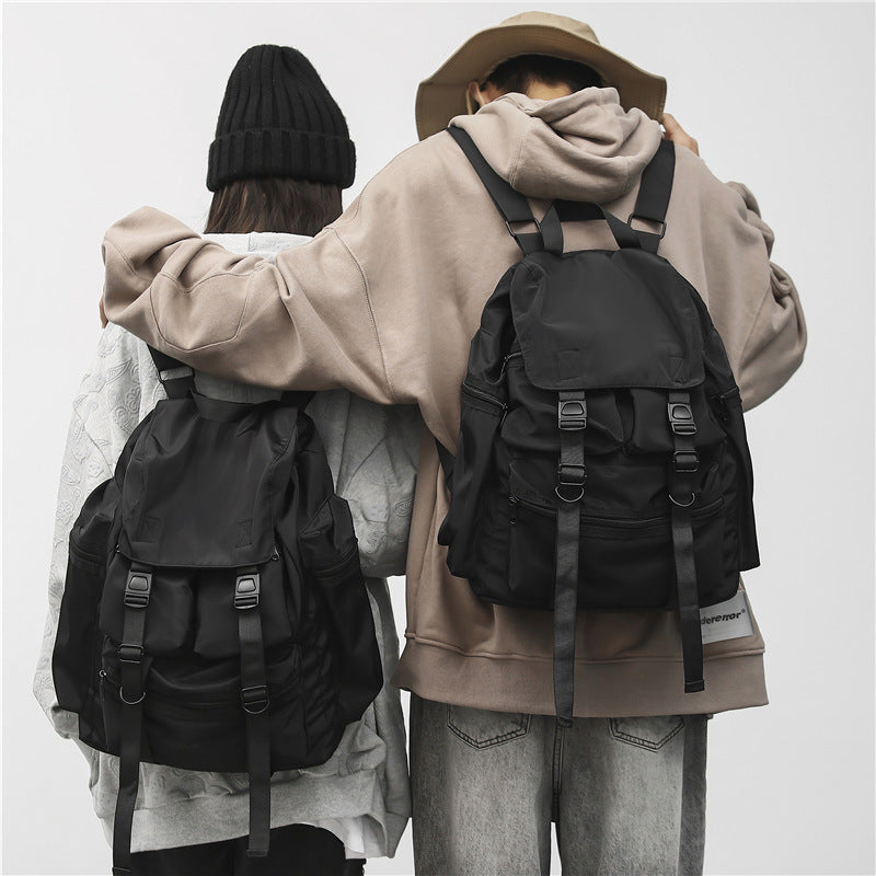 Style Fashion Couple Working Trendy Korean Backpacks