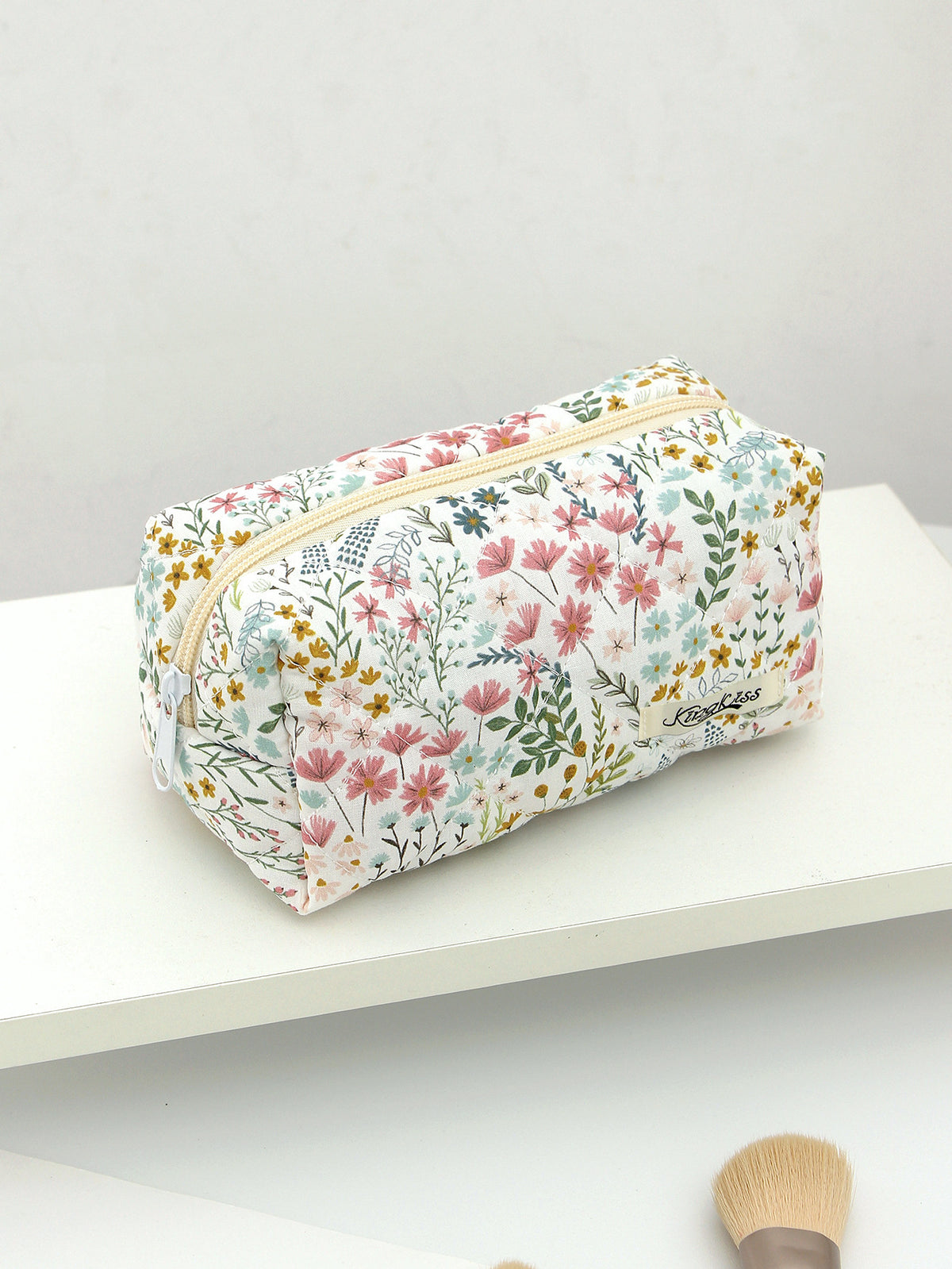 Cloth Liner Good-looking Cute Love Quilted Large Capacity Wash Cosmetic Bags