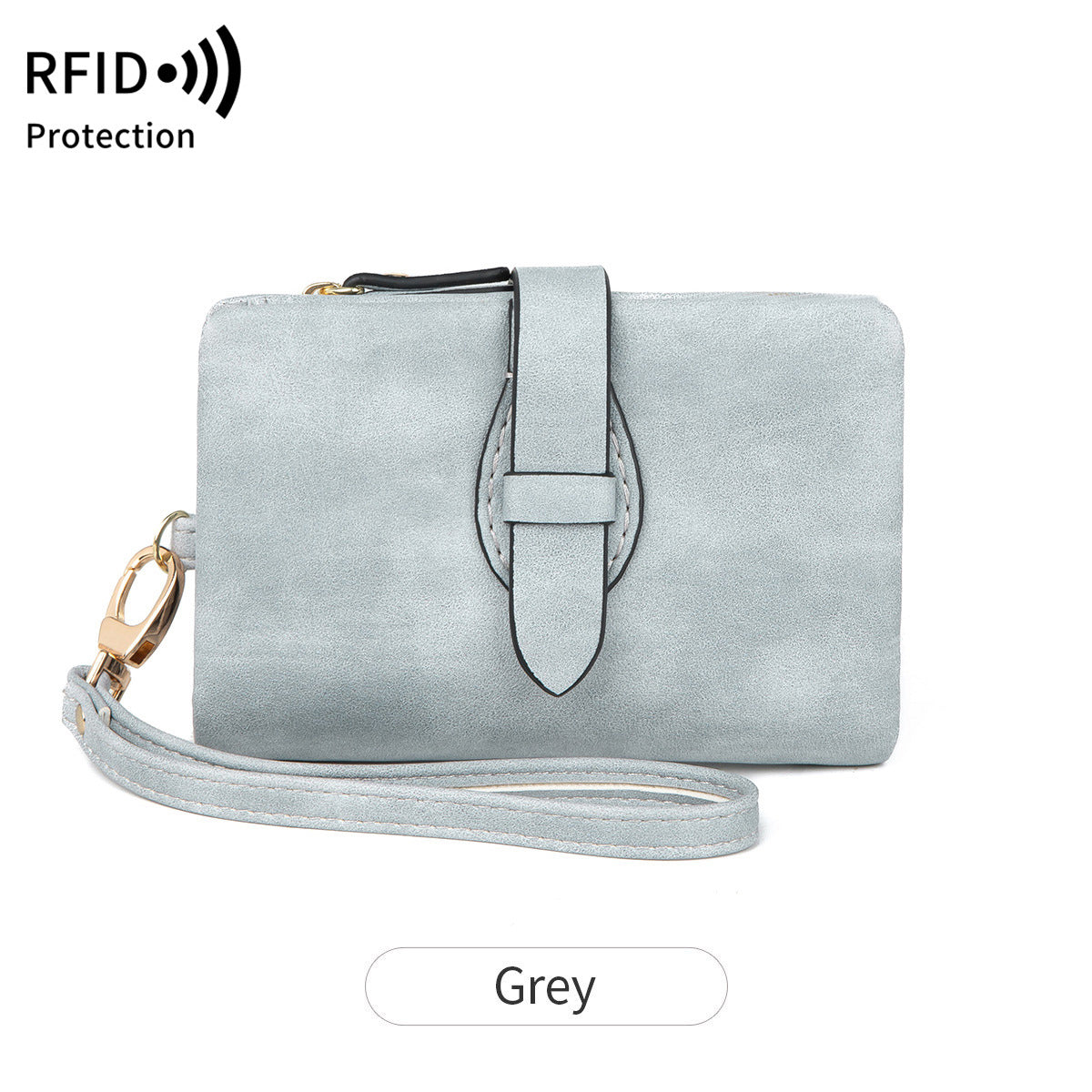 Women's Leather Solid Color Off Short Style Fashion Zipper Coin Purses