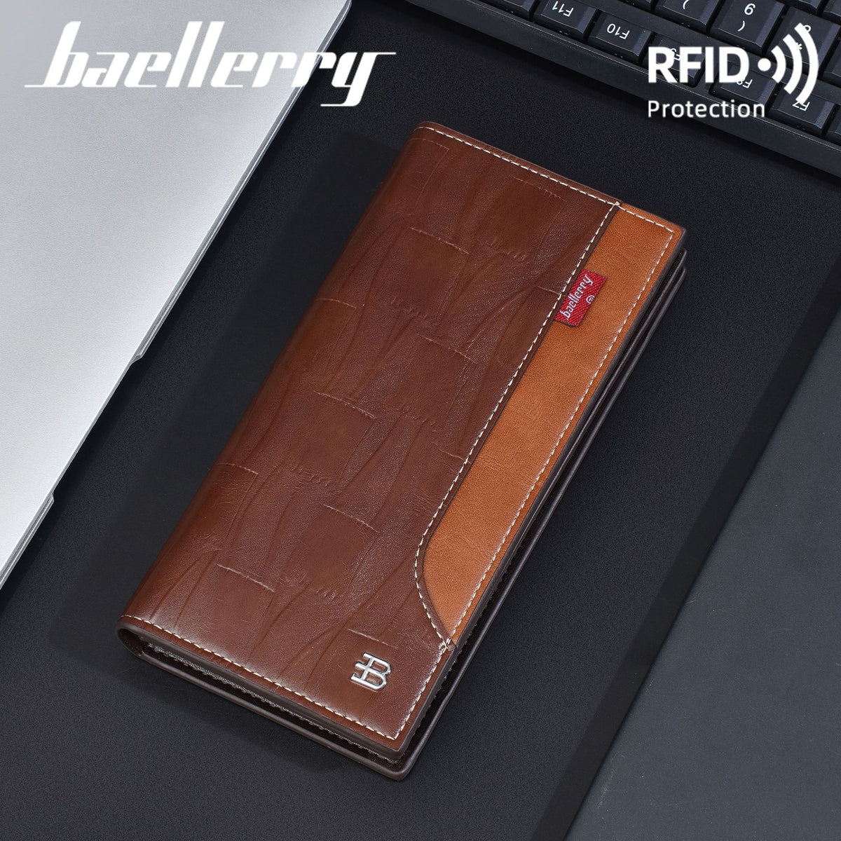 Men's Multiple Slots Business High-grade Zipper Soft Men's Wallet