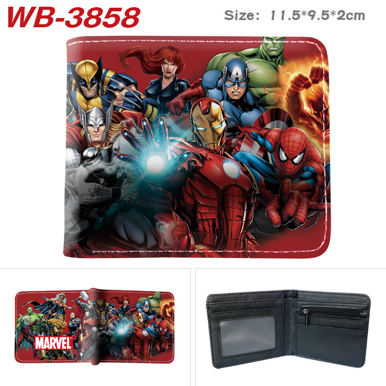 Women's & Men's & Series Super Hero Derivatives Cartoon Men's Wallets