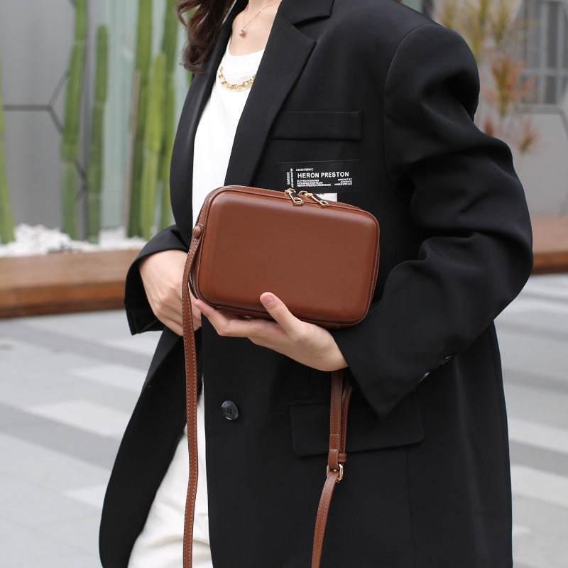 Fashionable Simple Korean Style Versatile Retro Women's Messenger Bag
