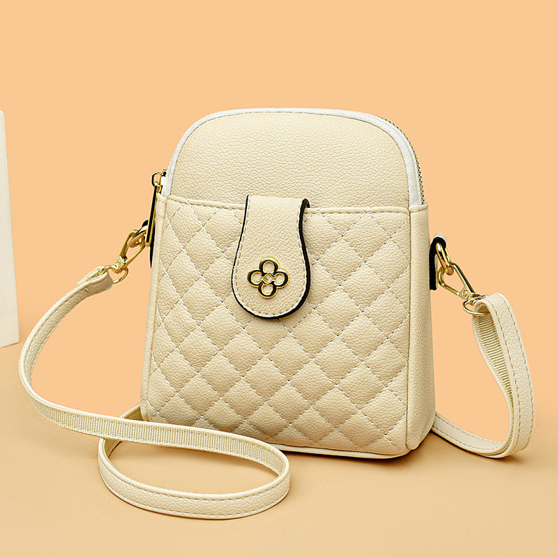 Simple Four Mini Rhombus Exquisite Fashion Phone Bags