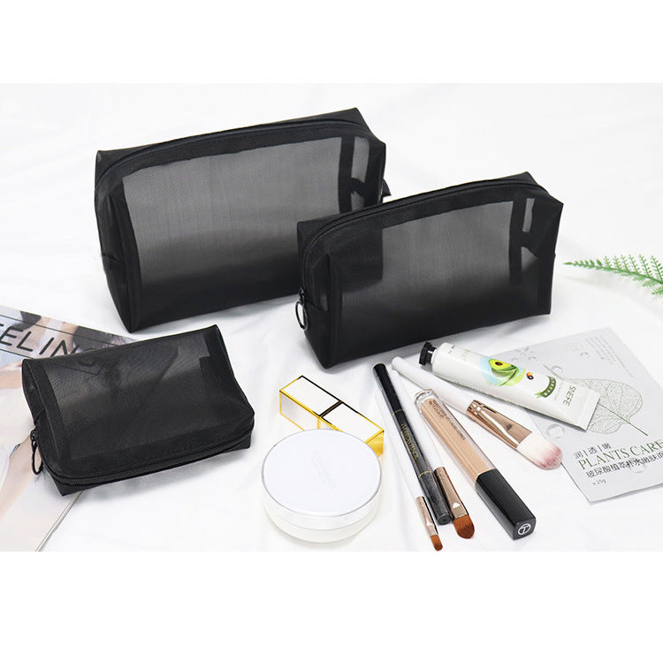Mesh Large Capacity Waterproof Cosmetics Storage Cosmetic Bags