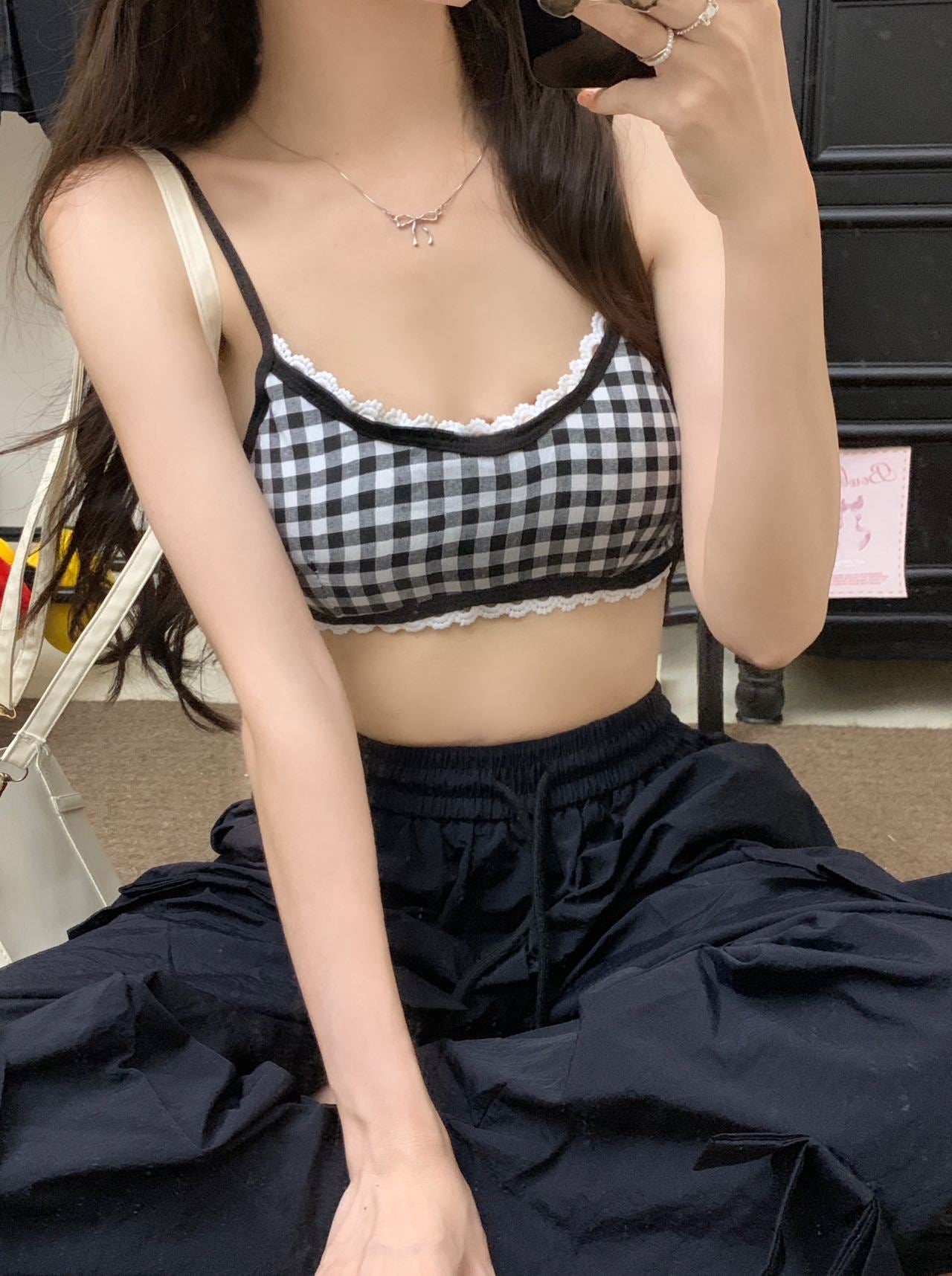 Fashion Bandage Dress Design Camisole Chest Wrap Hot First Tanks Camis