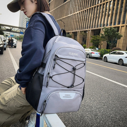Men's Computer Korean Fashionable Night Reflective Large Backpacks