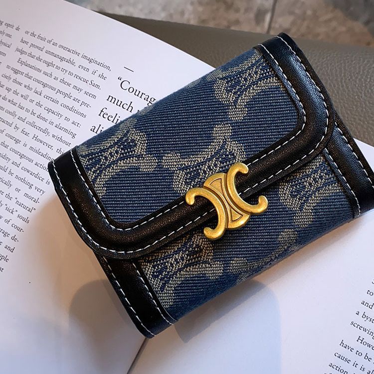 Glamorous Women's Style Exquisite Canvas Fashion Card Holder