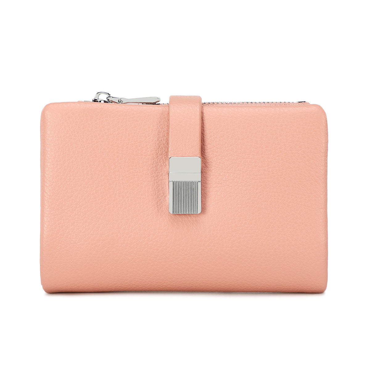 Women's Short Soft Leather Fashion Simple Large Purses