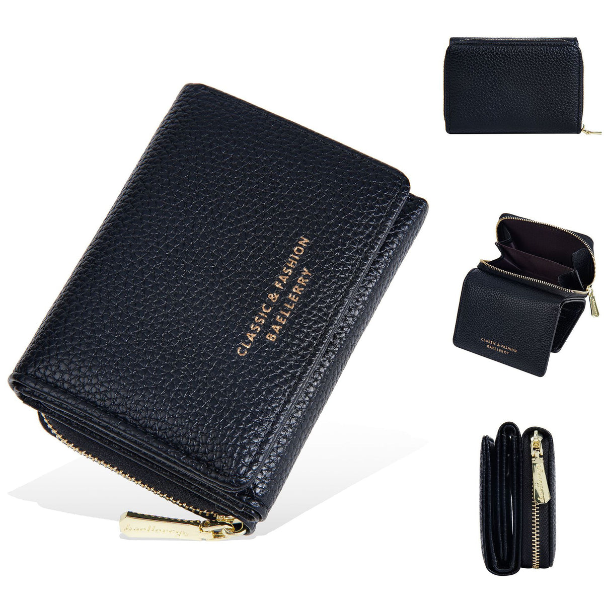 Women's Three Fold High Sense Multiple Slots Ladies Wallet