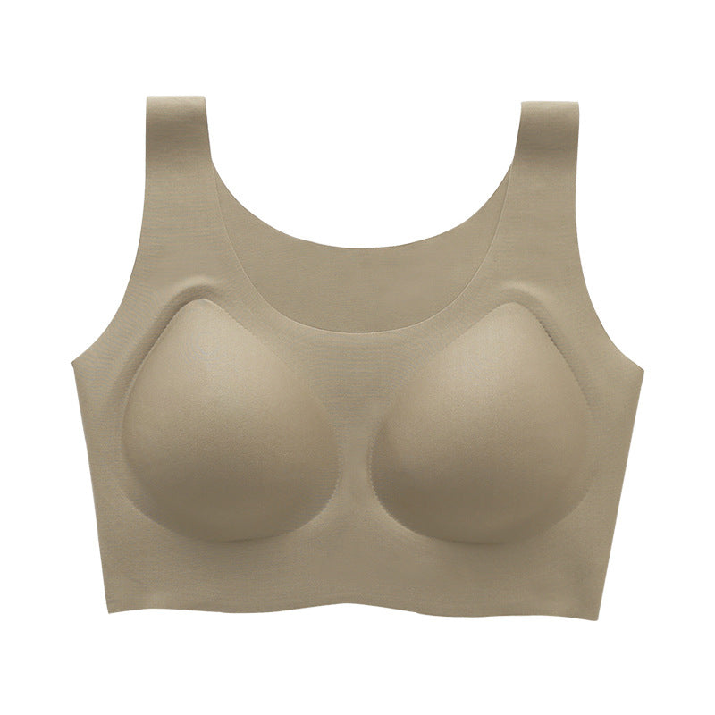 Women's Inner Vest Wireless One-piece Seamless Underwear Everyday Bras
