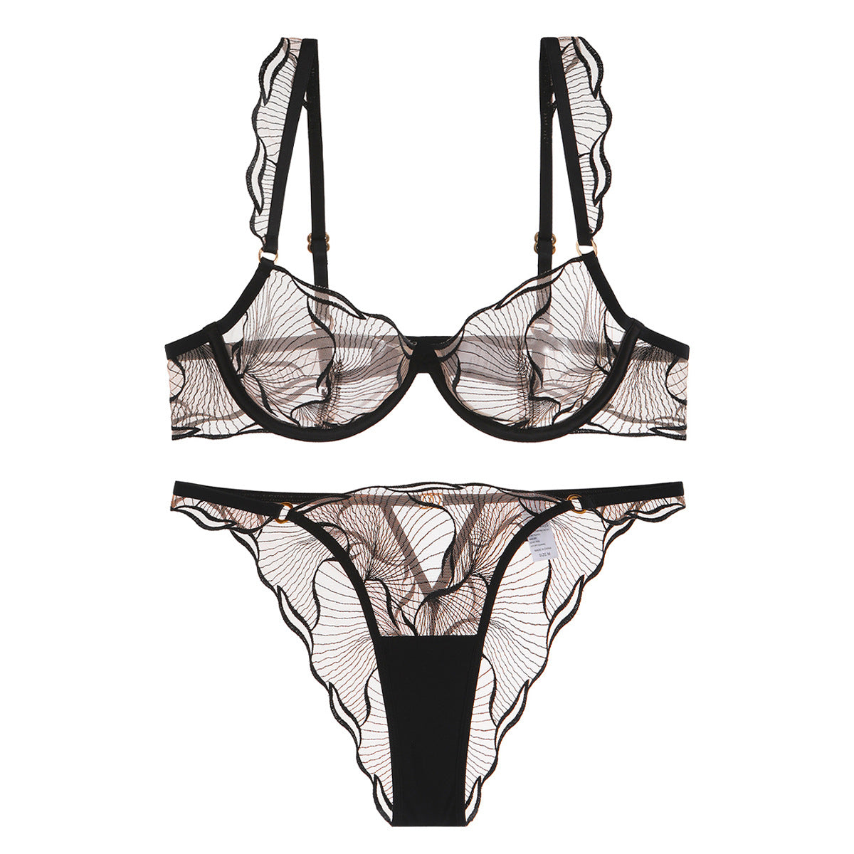 Women's Underwear Sexy Ultra Slim Pure Embroidery Lace Big Bras