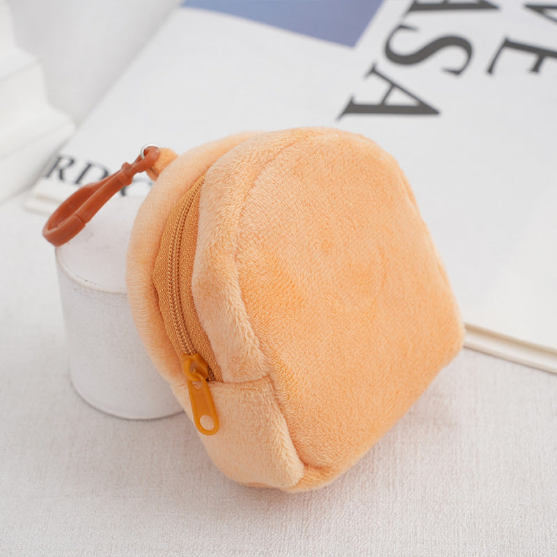 Candy Color Plush Solid Simple Cute Bags