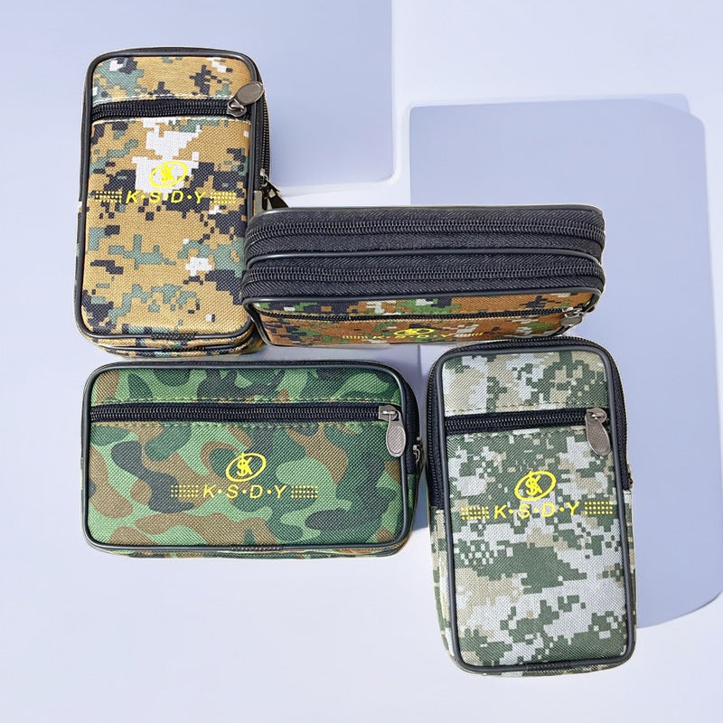 Men's Large Mobile Construction Site Hanging Camouflage Men's Waist Packs