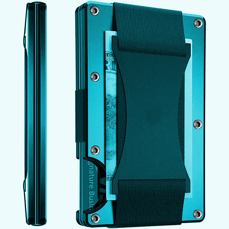 Metal Carbon Fiber Swiping Blocking Technology Card Holder