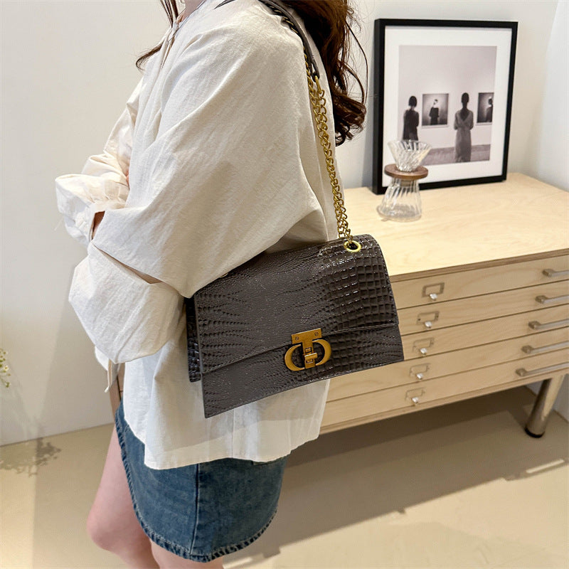 Style Korean Fashion Summer Gradient Color Simple Women's Shoulder Bag