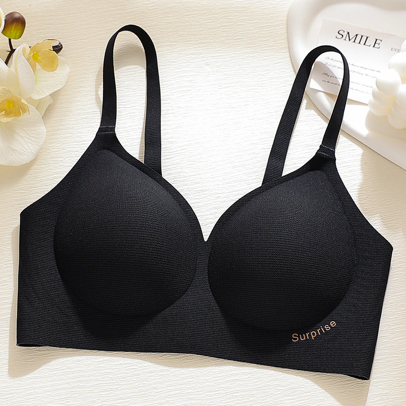 Women's Thick Integrated Fixed Cup Seamless Underwear Small Everyday Bras