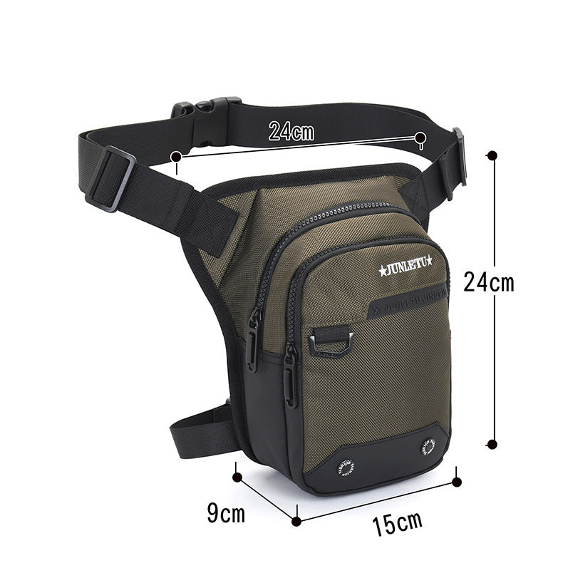 Close-fitting Large Capacity Motorcycle Riding Leg Men's Waist Packs